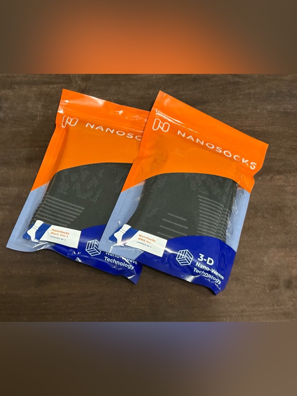 NanoSocks compression socks set of 2 pair